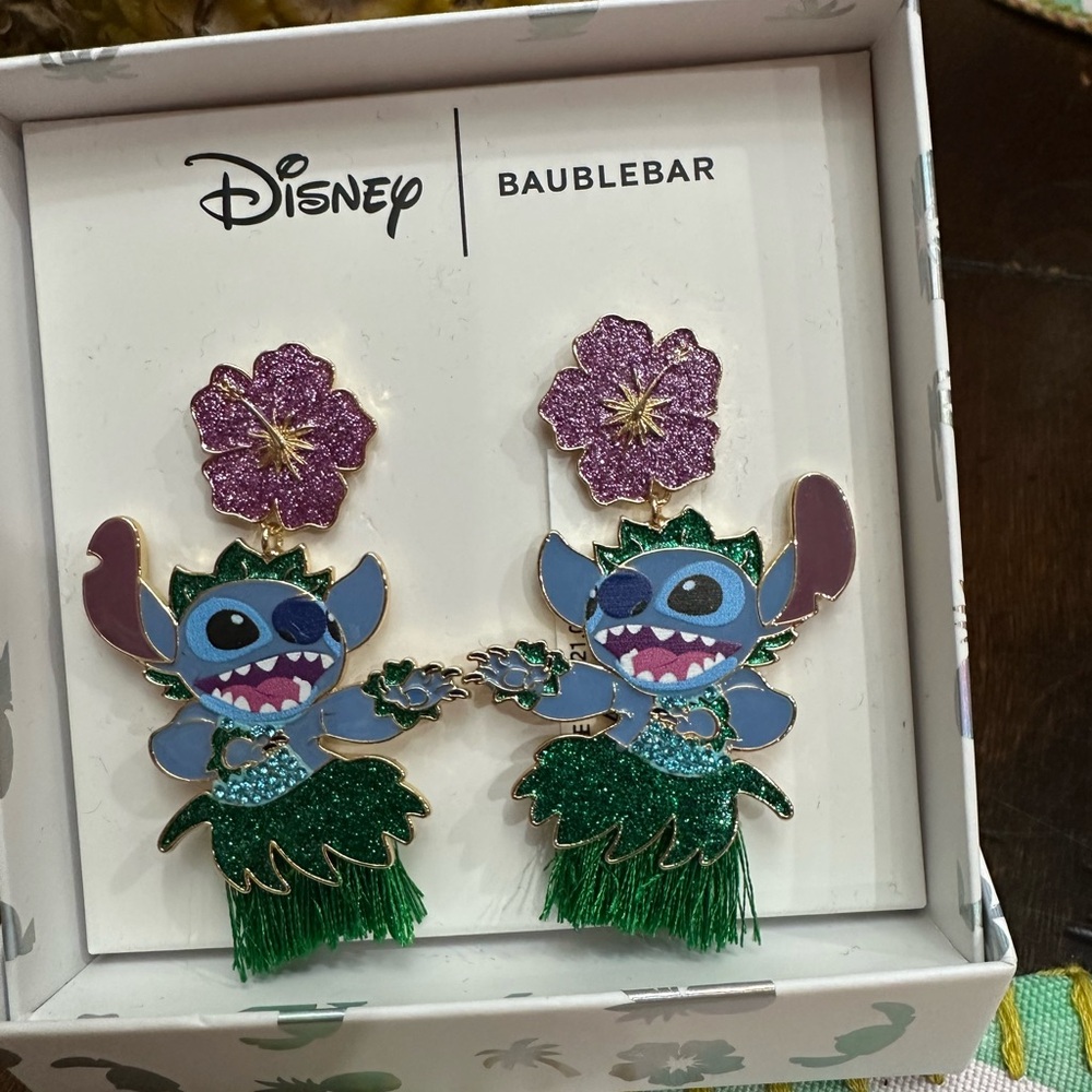 Disney BaubleBar Stitch Earrings